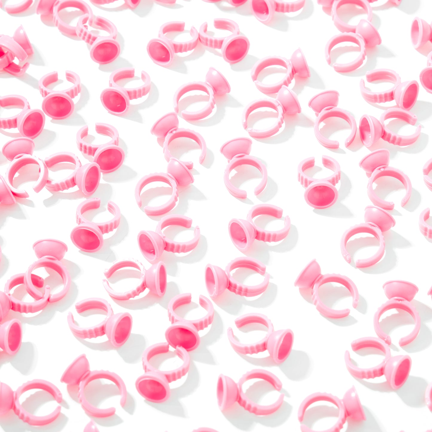 Pink Glue Rings